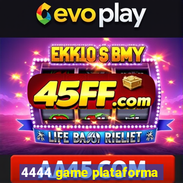 4444 game plataforma